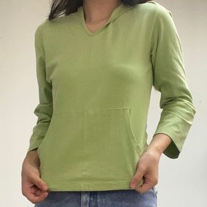 green pastel pistachio lime green light hoodie